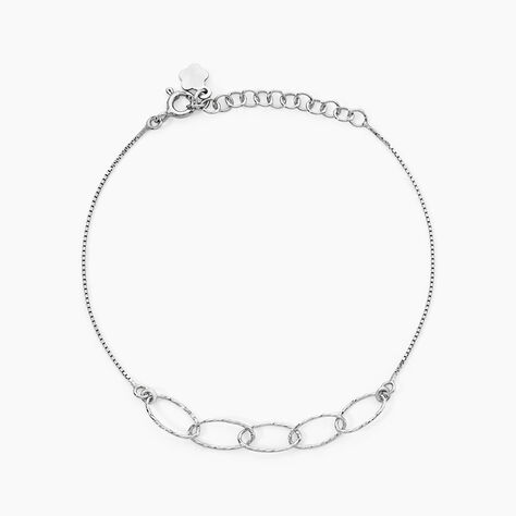Bracelet Bulle Argent Blanc - Bracelets Femme | Histoire d&rsquo;Or