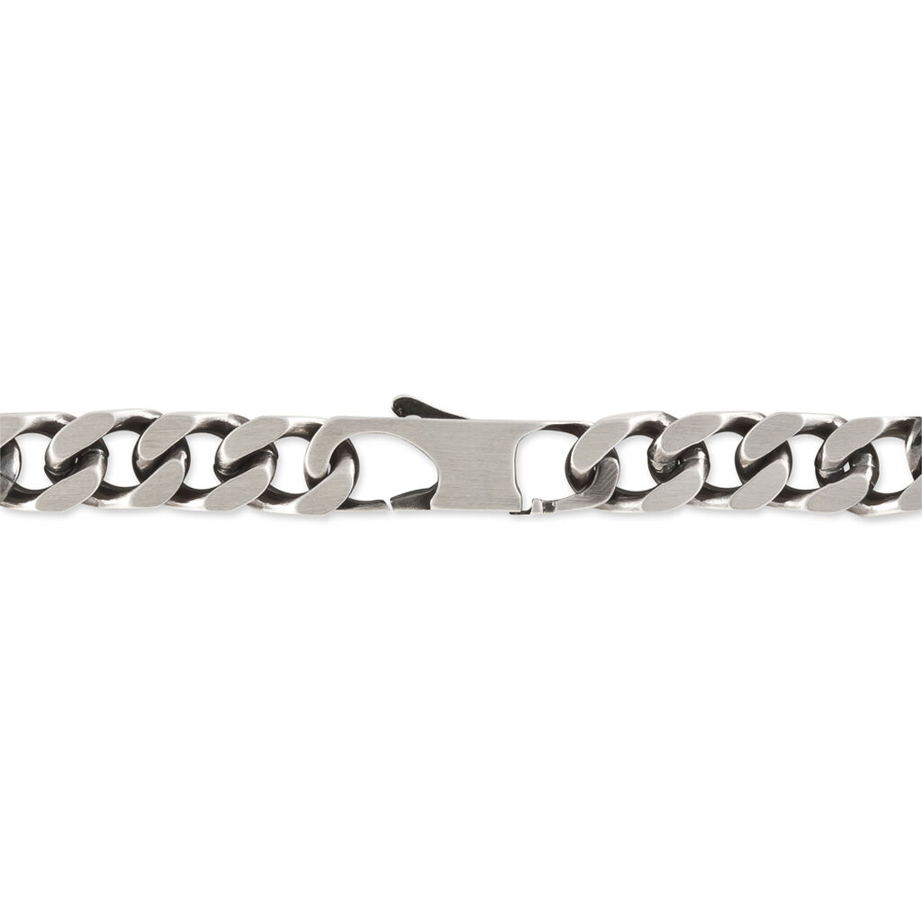 Bracelet Identité Casper Argent Gris - Gourmettes Homme | Histoire d’Or