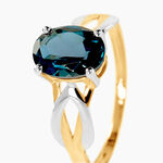 Bague Or Bicolore Bonnie Topaze - Bagues solitaires Femme | Histoire d&rsquo;Or