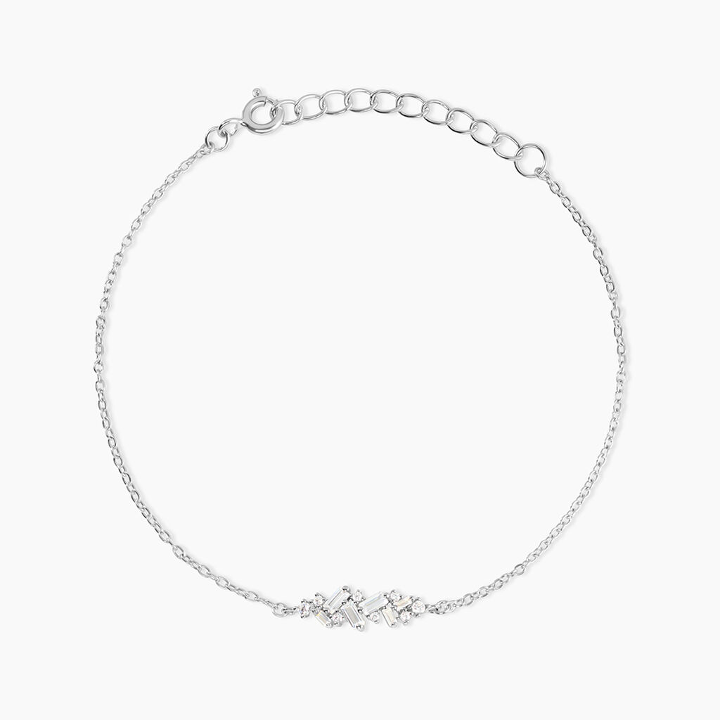 Bracelet Rio Argent Blanc Oxyde De Zirconium - Bracelets Femme | Histoire d&rsquo;Or