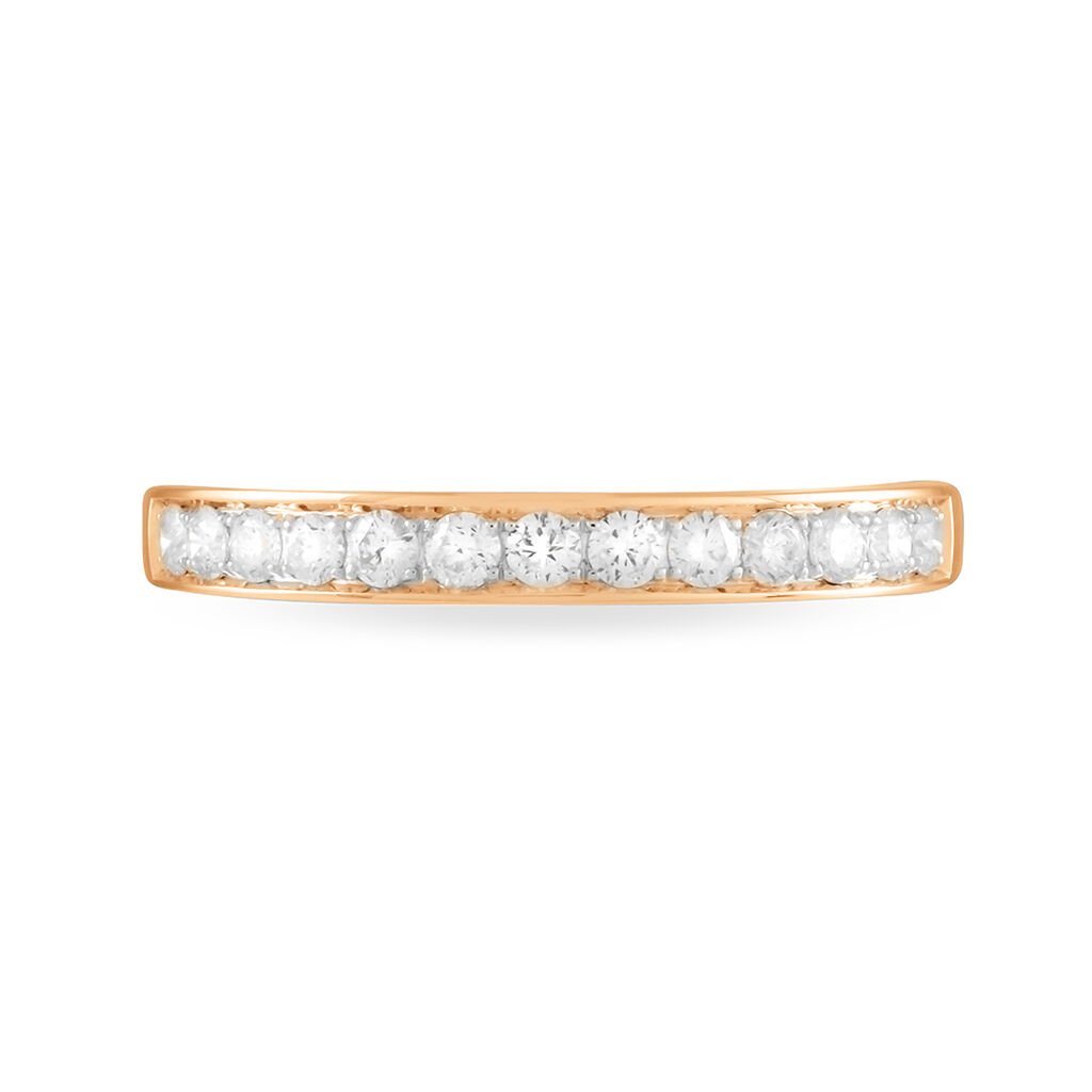 Alliance Rhea Or Rose Diamant - Alliances Femme | Histoire d’Or