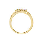 Bague Plaqu&eacute; Or Jaune Ciera Oxydes De Zirconium - Bagues avec pierre Femme | Histoire d&rsquo;Or