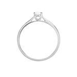 Bague Solitaire One Platine Blanc Diamant - Bagues solitaires Femme | Histoire d&rsquo;Or