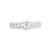 Bague Solitaire Hamane Argent Blanc Oxyde De Zirconium - Bagues solitaires Femme | Histoire d’Or