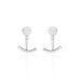 Bijoux D'oreilles Phybie Argent Blanc Oxyde De Zirconium - Boucles d'oreilles fantaisie Femme | Histoire d’Or