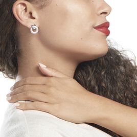 Boucles D'oreilles Pendantes Argent Kasper Oxydes De Zirconium - Boucles d'oreilles fantaisie Femme | Histoire d’Or