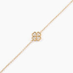 Bracelet Rhosyn Plaqu&eacute; Or Jaune Oxyde De Zirconium - Bracelets Femme | Histoire d&rsquo;Or