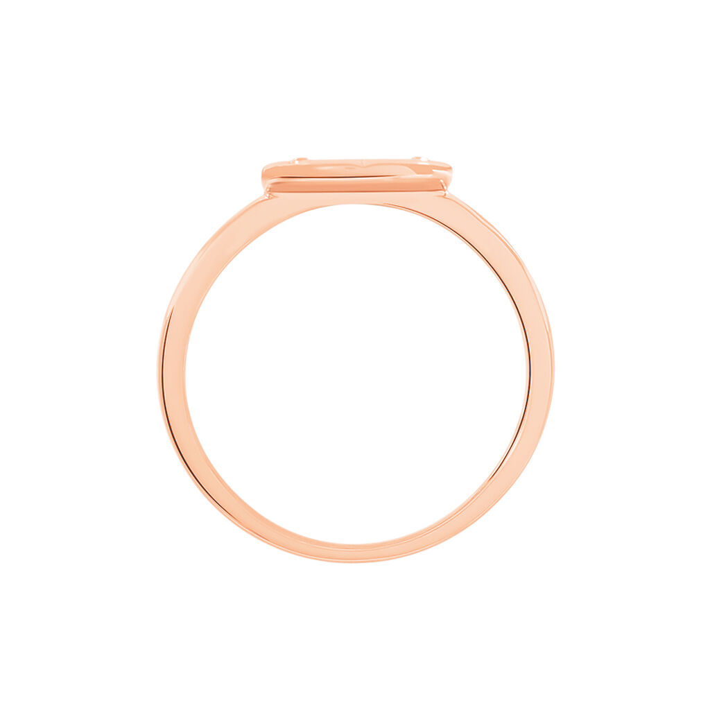 Bague Erinna Argent Rose Oxyde De Zirconium - Bagues avec pierre Femme | Histoire d’Or