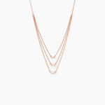 Collier Navette Argent Rose Oxyde De Zirconium - Colliers fantaisie Femme | Histoire d&rsquo;Or
