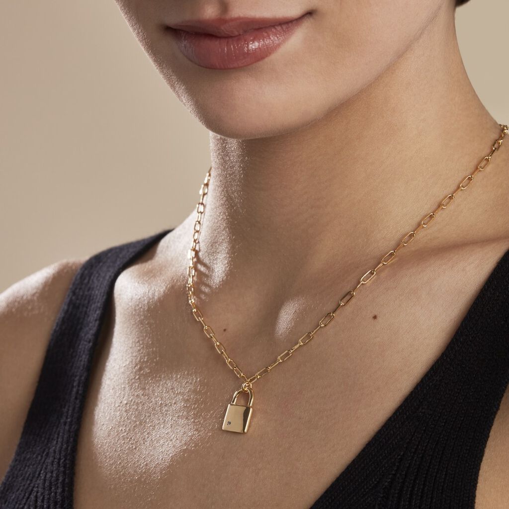 Collier Plaqué Or Guirec Oxyde De Zirconium - Colliers Femme | Histoire d’Or