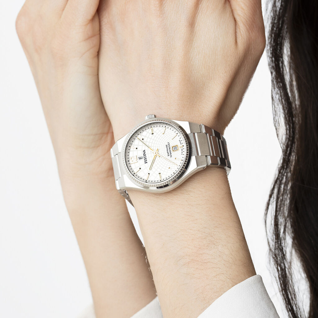 Montre Festina Swiss Made Argenté - Montres suisses Femme | Histoire d’Or