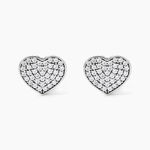 Boucles D'oreilles Puces Darwin Argent Blanc Oxyde - Boucles d'oreilles fantaisie Femme | Histoire d&rsquo;Or