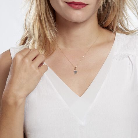 Collier Or Jaune Sagesse Topaze Oxydes De Zirconium - Colliers Femme | Histoire d’Or