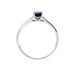 Bague Crista Or Blanc Saphir Et Diamant - Bagues solitaires Femme | Histoire d’Or