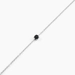 Bracelet Lylwenn Argent Blanc Oxyde De Zirconium Noir - Bracelets Femme | Histoire d&rsquo;Or