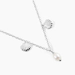 Collier Shehla Argent Blanc Perle De Culture - Colliers fantaisie Femme | Histoire d&rsquo;Or