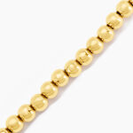 Bracelet Perles Solaires Acier Jaune - Bracelets cha&icirc;ne Femme | Histoire d&rsquo;Or