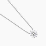 Collier Daisy Argent Blanc Oxyde De Zirconium - F&ecirc;te des m&egrave;res Femme | Histoire d&rsquo;Or