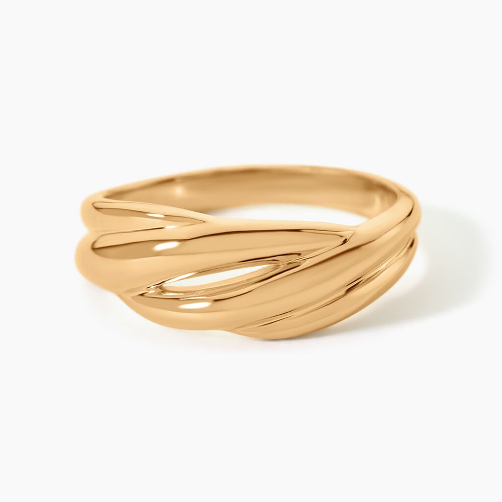 Bague Cindia Plaqu&eacute; Or Jaune - Bagues fantaisie Femme | Histoire d&rsquo;Or