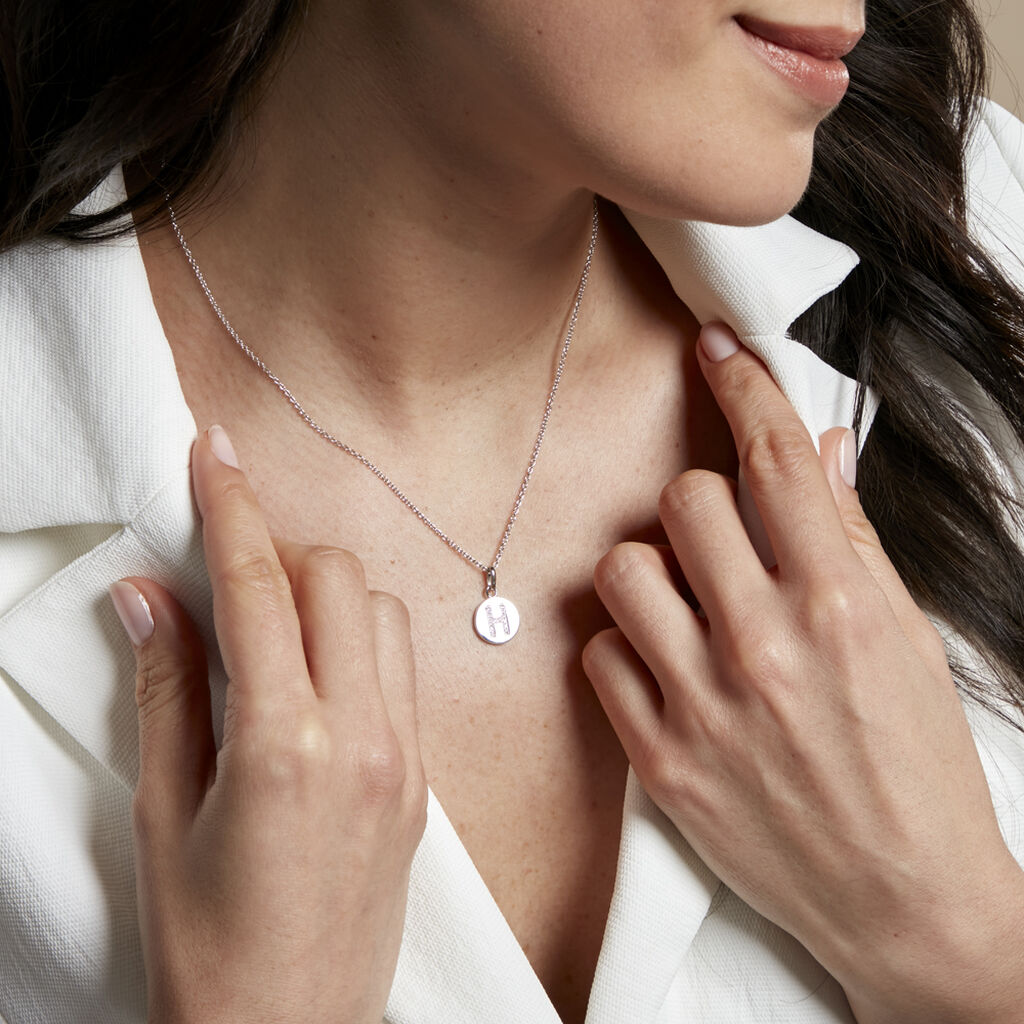 Collier Argent Eugenien Oxydes De Zirconium - Colliers fantaisie Femme | Histoire d’Or