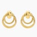 Boucles D'Oreilles Puces Eryline Acier Jaune - Boucles d'oreilles fantaisie Femme | Histoire d&rsquo;Or