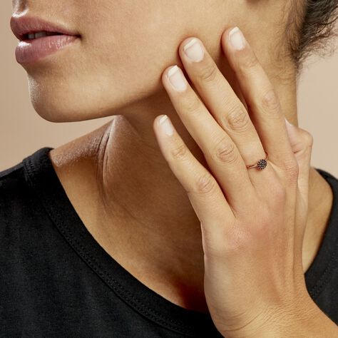 Bague Fares Argent Rose Spinelle - Bagues avec pierre Femme | Histoire d’Or