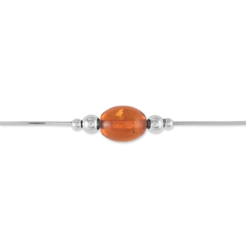 Bracelet Argent Blanc Safaa Ambre - Bracelets Femme | Histoire d’Or