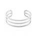 Bracelet Jonc Adel Acier Blanc - Bracelets fantaisie Femme | Histoire d’Or