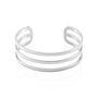 Bracelet Jonc Adel Acier Blanc