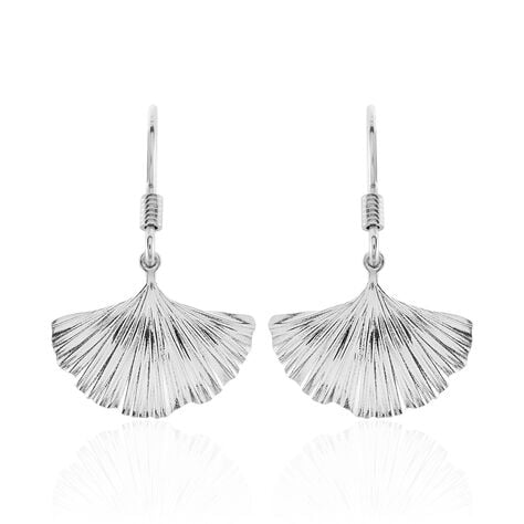 Boucles D'oreilles Pendantes Sahana Argent Blanc - Boucles d'oreilles fantaisie Femme | Histoire d&rsquo;Or