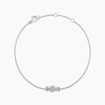 Bracelet Automne Or Blanc Diamant - Bracelets Femme | Histoire d&rsquo;Or