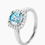 Bague Soa Argent Blanc Oxyde De Zirconium - Bagues solitaires Femme | Histoire d&rsquo;Or