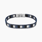Bracelet Jourdan Layton Acier Argent&eacute; - Bracelets Homme | Histoire d&rsquo;Or