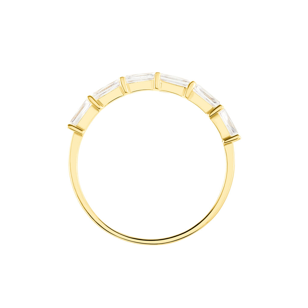 Bague Ilean Or Jaune Oxyde De Zirconium - Bagues avec pierre Femme | Histoire d’Or
