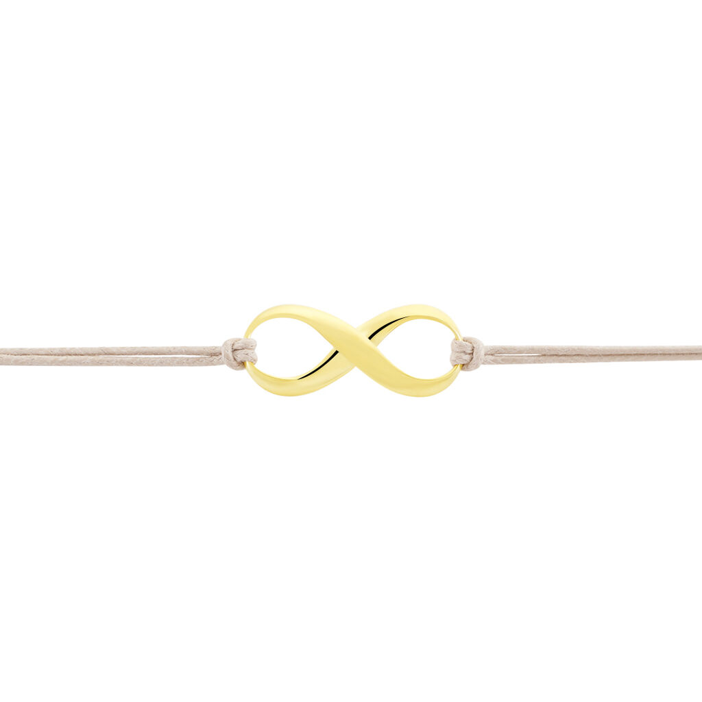 Bracelet Infini Or Jaune - Bracelets cordon Femme | Histoire d’Or