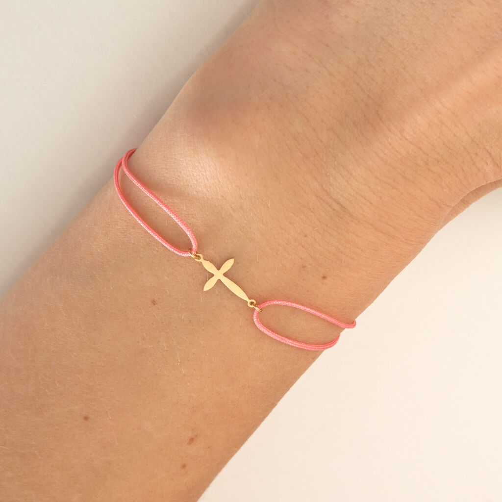 Bracelet Crescenzo Or Jaune - Pendentifs Baptême Famille | Histoire d’Or