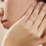 Alliance Julietta Or Blanc Oxyde De Zirconium - Alliances Femme | Histoire d&rsquo;Or
