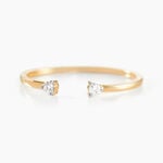 Alliance Les Inseparables Or Jaune Diamant - Alliances Femme | Histoire d&rsquo;Or