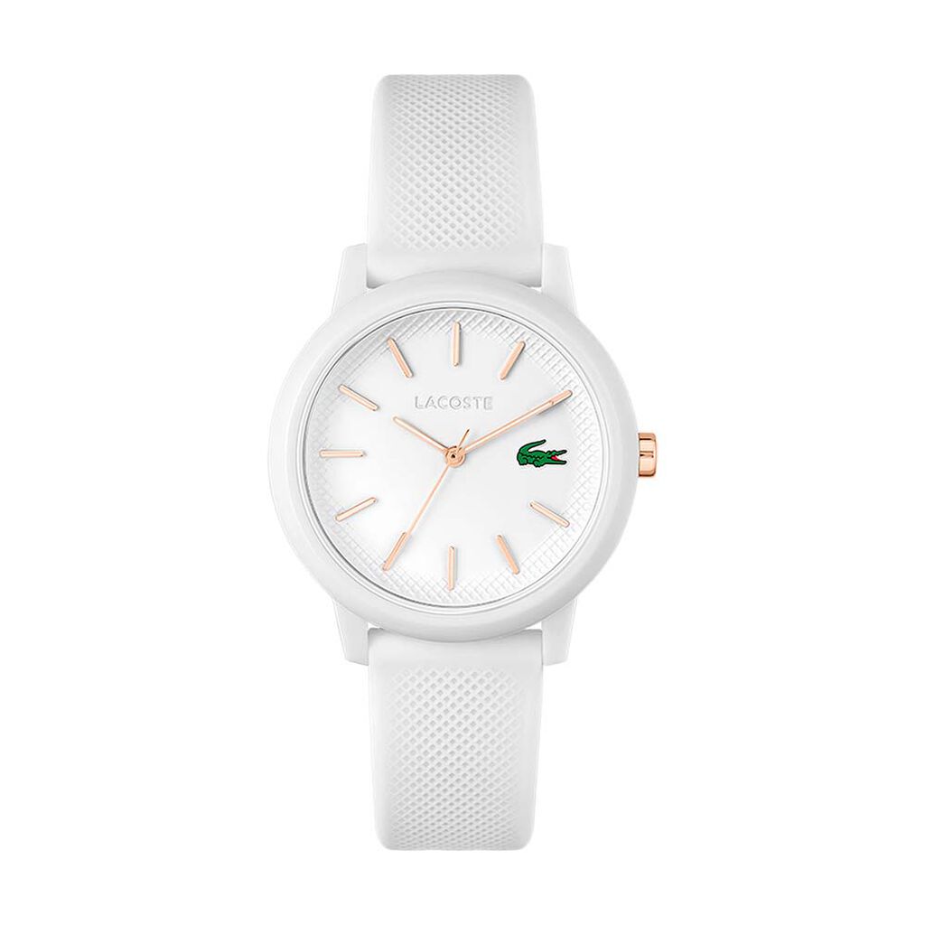 Montre Lacoste 12.12 Blanc - Montres Femme | Histoire d&rsquo;Or