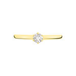 Bague Solitaire Natalia Or Jaune Diamant - Bagues solitaires Femme | Histoire d&rsquo;Or