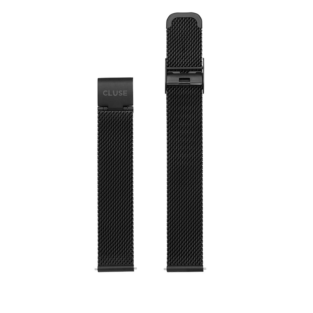 Bracelet Montre Cluse Minuit Acier Noir