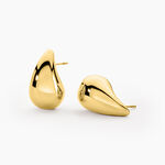 Boucles D'Oreilles Puces Perfect Match Acier Jaune - Boucles d'oreilles fantaisie Femme | Histoire d&rsquo;Or