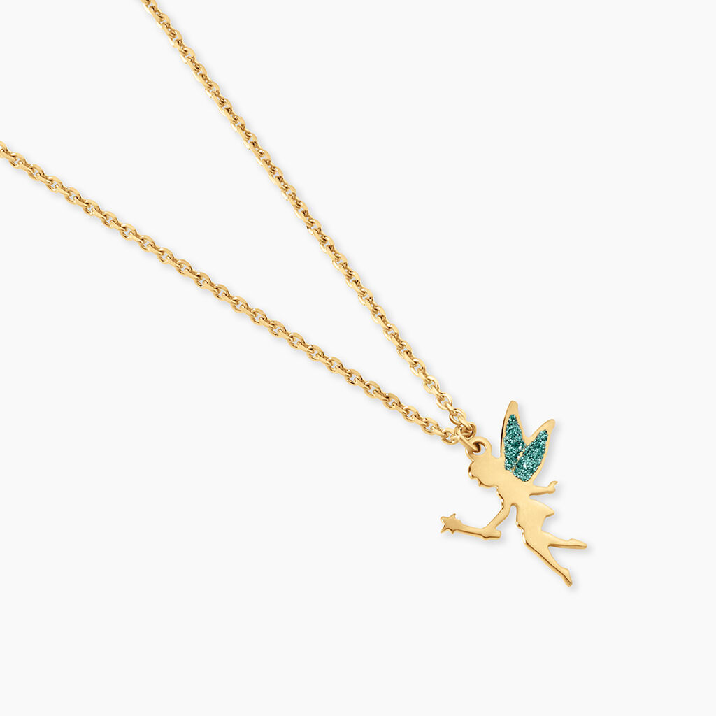 Collier Feelia Argent Dor&eacute; A L'Or 750/1000 - Colliers Enfant | Histoire d&rsquo;Or