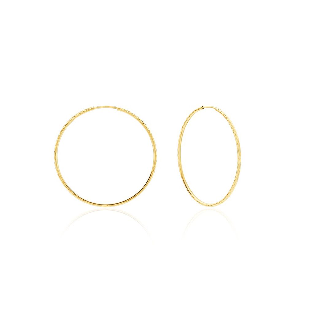 Cr&eacute;oles Aglavie Flexibles Or Jaune - Boucles d'oreilles cr&eacute;oles Femme | Histoire d&rsquo;Or