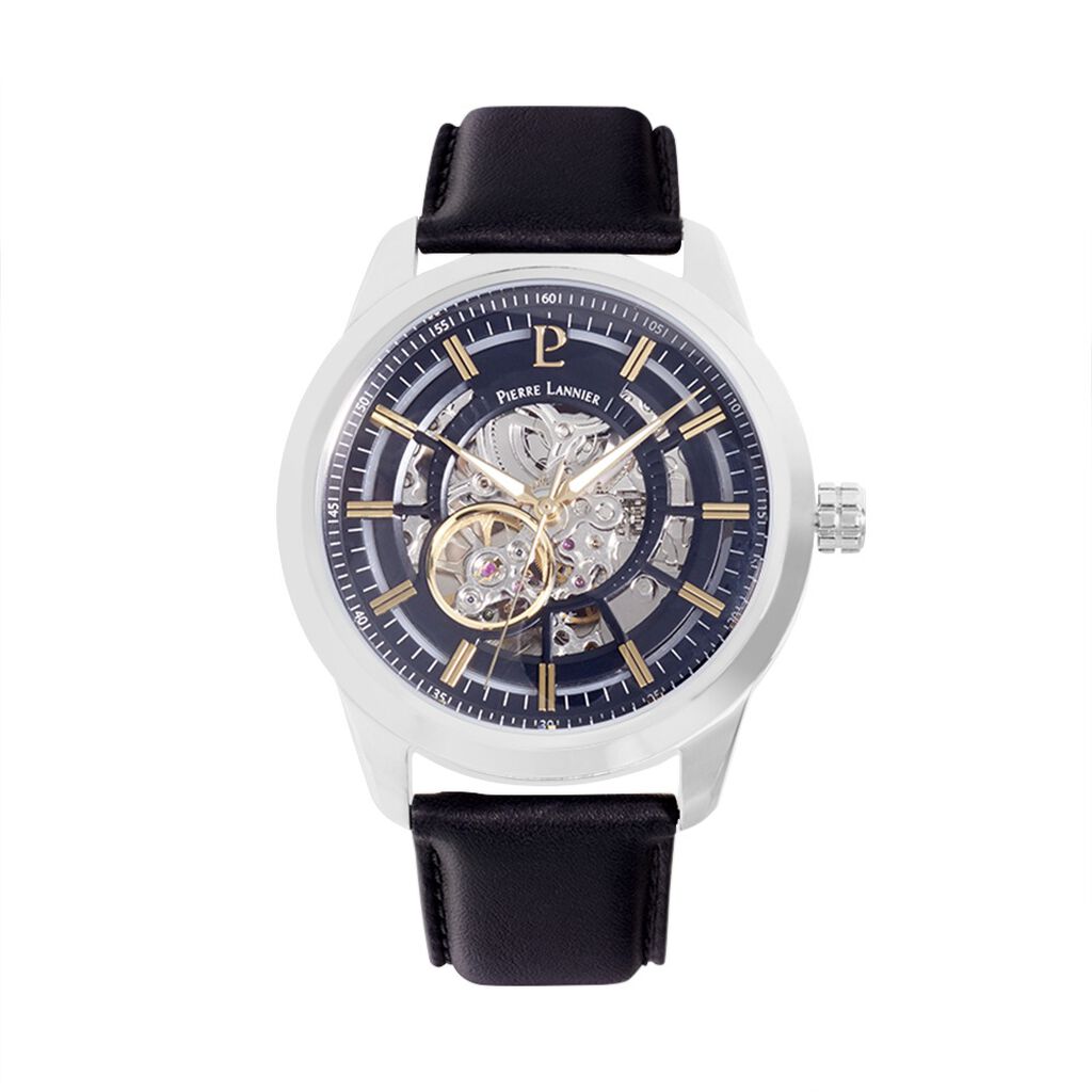 Montre Pierre Lannier Collection Automatique 44 Acier Argenté - Montres Homme | Histoire d’Or