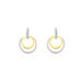 Boucles D'oreilles Pendantes Or Bicolore Eloisia Diamants - Boucles d'oreilles pendantes Femme | Histoire d’Or
