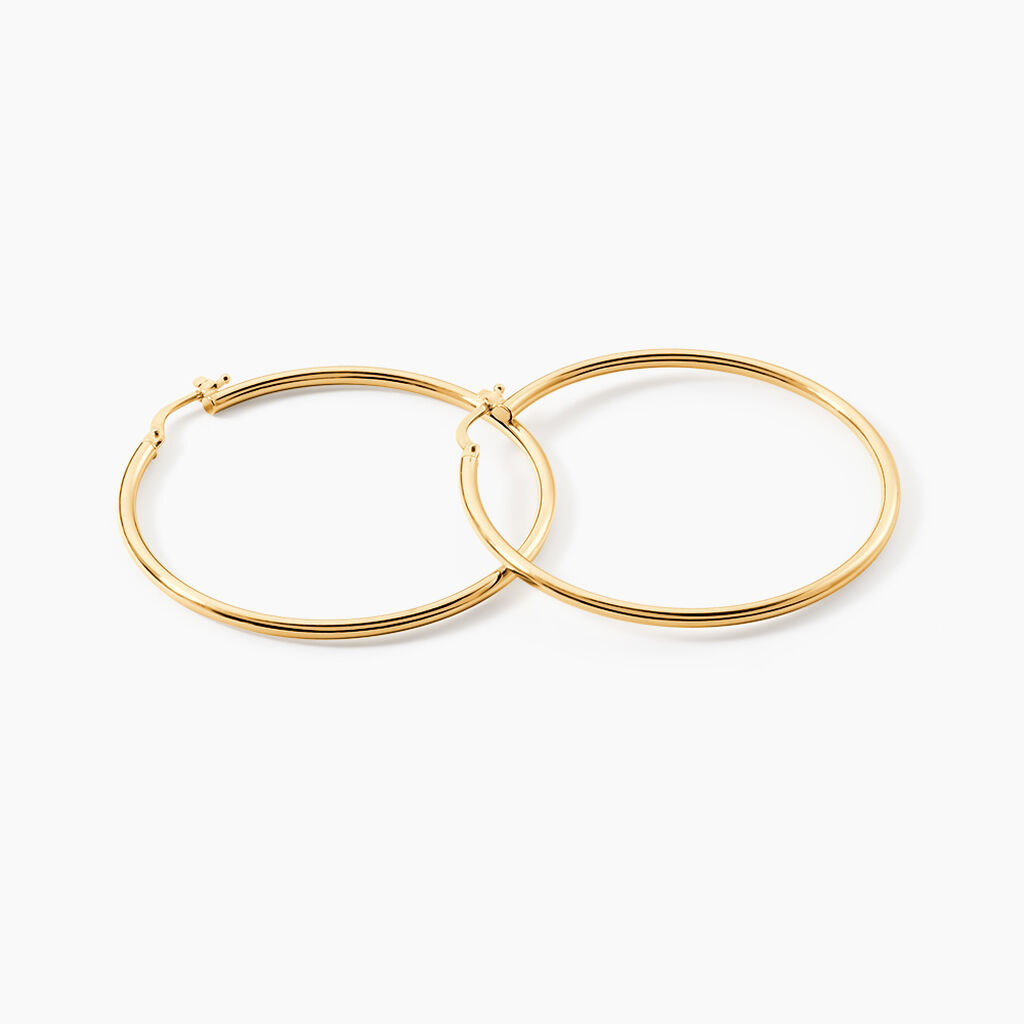 Cr&eacute;oles Verania Or Jaune - Boucles d'oreilles cr&eacute;oles Femme | Histoire d&rsquo;Or