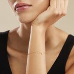 Bracelet Virguinia Or Jaune Oxyde De Zirconium - Bracelets Femme | Histoire d&rsquo;Or