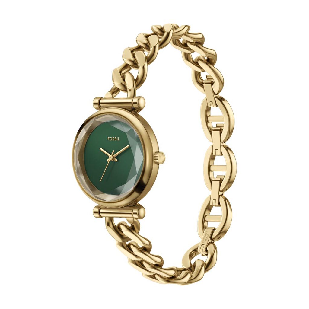 Montre Fossil Carlie Mini Vert - Id&eacute;es cadeaux Femme | Histoire d&rsquo;Or