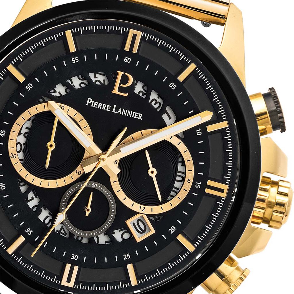 Montre Pierre Lannier Sentinelle Noir - Montres Homme | Histoire d’Or